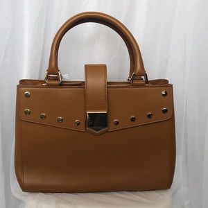 Brand New Jimmy Choo Lockett Handbag Camel